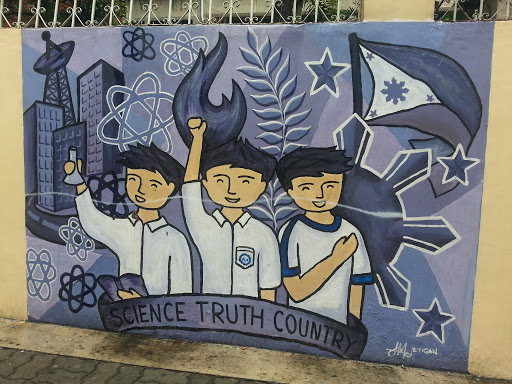 MaSci Mural - Science, Truth, Country
