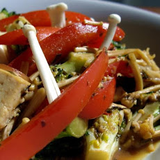 Green Tea and Tamarind-Marinated Tofu With Vegetables