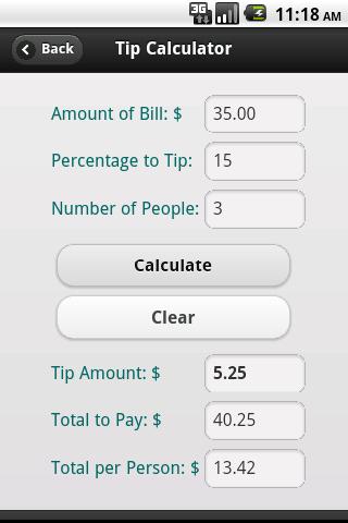 Tip Calculator and Guide