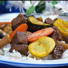 Beef or Chicken Teriyaki Stir-Fry