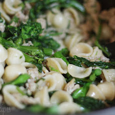 Orecchiette with Chicken Sausage and Broccoli Rabe