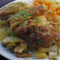 Chicken Tagine With Fennel and Olives