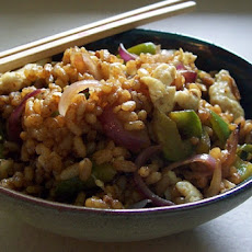 Fried Brown Rice