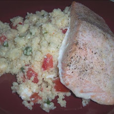 Salmon Fillets over Couscous