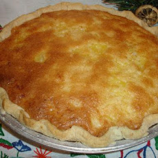 Pineapple Coconut Chess Pie