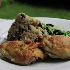 Oven Fried Garlic Rosemary Chicken
