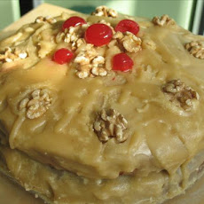 Walnut Cake With Penuche Frosting