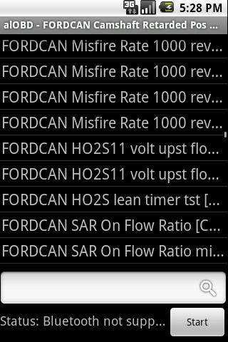 Ford OBDII CAN Mode $06 PIDs