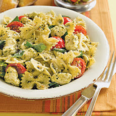 Pasta with Tomatoes and Mozzarella