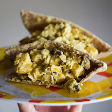 Curried Chicken Salad With Blueberries and Cherries
