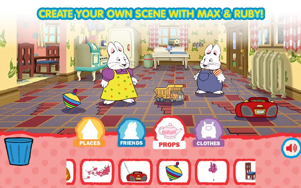 Android application Max &amp; Ruby: Bunny Make Believe screenshort