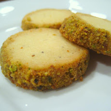 Cardamom-Pistachio Shortbread Cookies