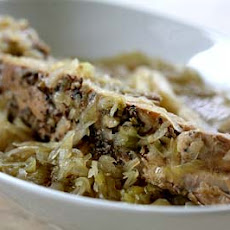 Spare Ribs, Cabbage, and Sauerkraut