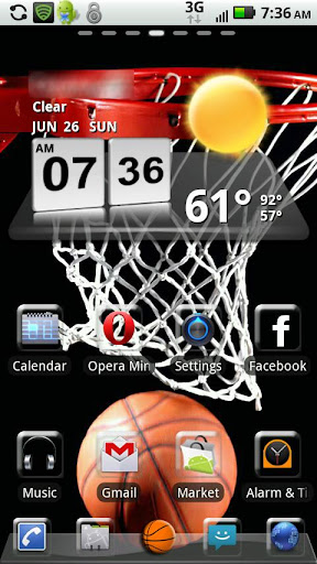 Basketball GO Launcher Theme