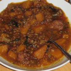 Lentil Stew With Butternut Squash
