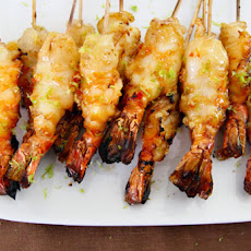 Chili-Lime-Brandy Grilled Shrimp