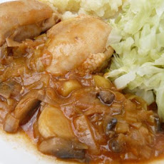 Chicken With Leeks and Mushrooms