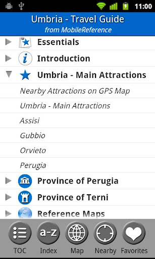Umbria Italy FREE Guide Map