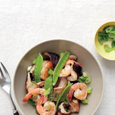 Shiitake, Shrimp, and Snow Pea Stir-Fry