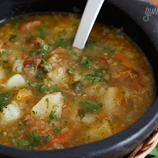 Beef, Potato and Quinoa Soup