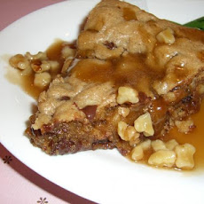 Applebee's Walnut Blondie With Maple Butter Sauce