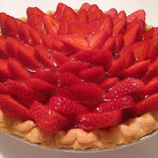 Healthy Strawberry Satin Pie