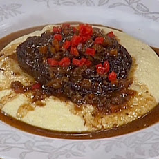 Rioja Braised Beef Cheeks with Creamy Polenta