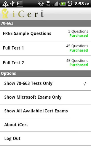 iCert Practice Exam - Network+