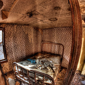 Were's the clean sheets....? by Bruce Martin - Buildings & Architecture Homes ( home, urban decay, abandoned  homes )