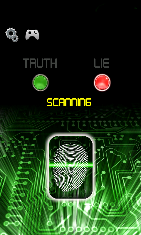 Android application Lie Detector Simulator Fun screenshort