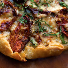 Roasted Tomato-Basil Tart Recipe