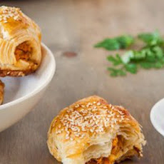 Pumpkin & Harissa vegetarian sausage rolls