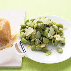Lemony Lima Beans with Parmesan