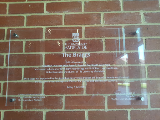 Braggs Building Opening Plaque