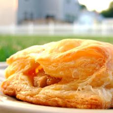 Pear and Blue Cheese Pastry Triangles