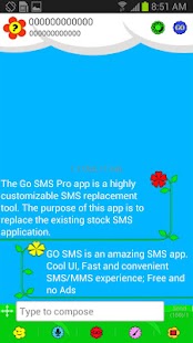 How to install GO SMS Summer Flowers Theme 1.5 apk for bluestacks