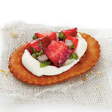 Strawberry Pretzel Crostini