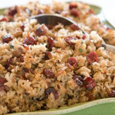 Wild Rice, Dried Fruit and Toasted Hazelnut Stuffing