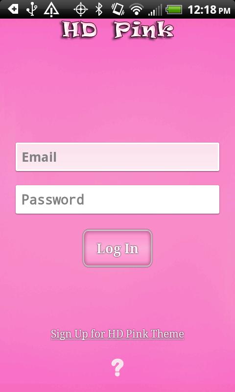 Android application HD Pink for Facebook screenshort