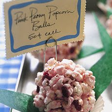 Pink Peony Popcorn Balls