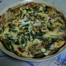 Crustless Spinach and Cheese Quiche