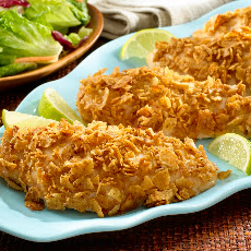 Tortilla Crusted Chicken Breasts