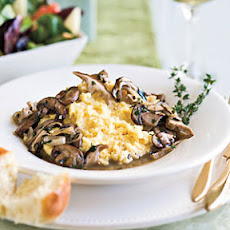 Ragoût of Mushrooms With Creamy Polenta
