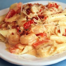 Peppered Shrimp Alfredo