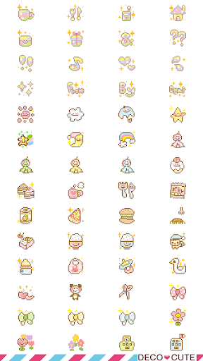 ゆるカワパステル Pack for DECO CUTE