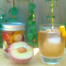 DIY Peach Liqueur