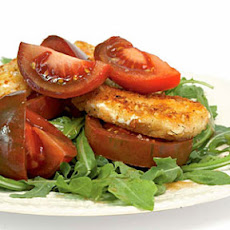 Baby Arugula with Tomatoes and Goat Cheese