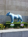 Blue Tiger Statue