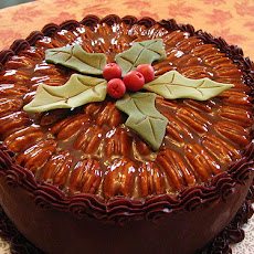 Fallen Chocolate Pecan Cake