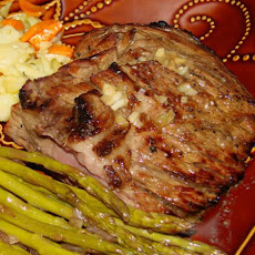 Flank Steak With Garlic Butter